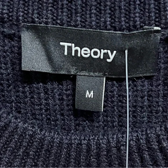🌻NEW w/tags Theory Gary Stripe Merino Wool Crewneck Sweater Men's Size M $325